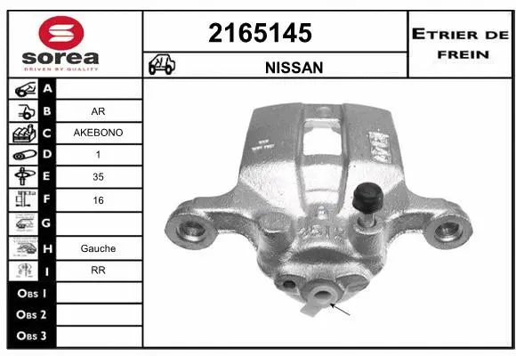 Brake Caliper (2165145)