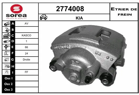 Brake Caliper (2774008)