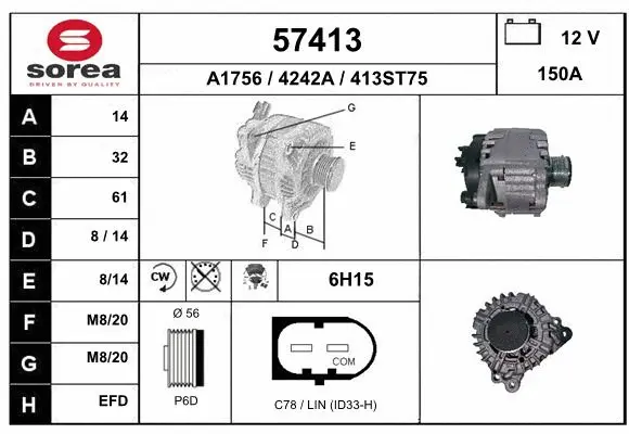 Alternator (57413)