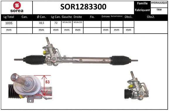 Steering Gear (SOR1283300)