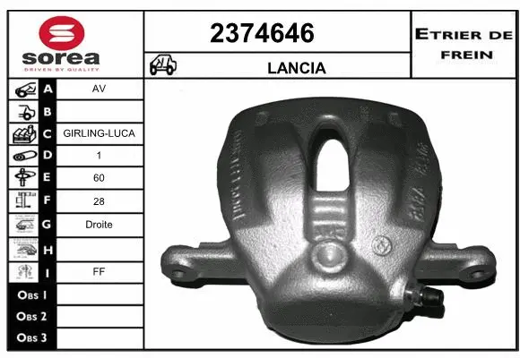 Brake Caliper (2374646)