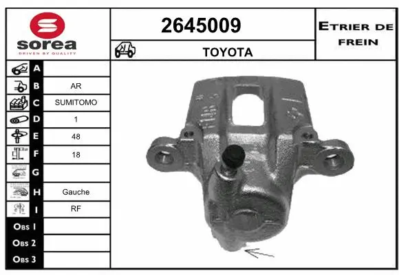 Brake Caliper (2645009)