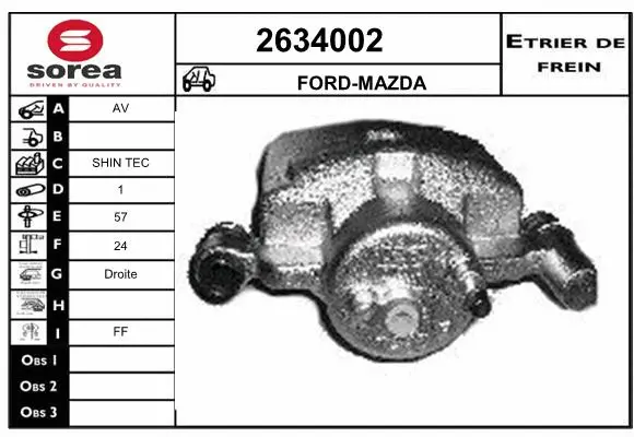 Brake Caliper (2634002)
