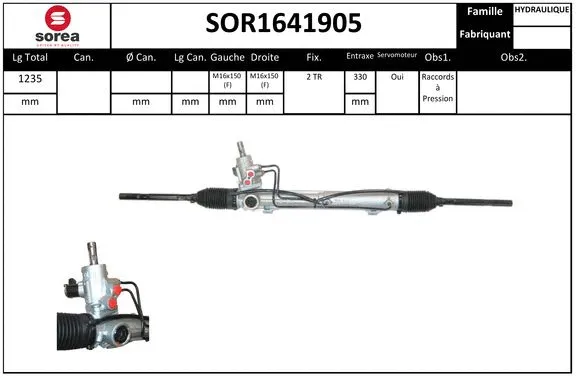Steering Gear (SOR1641905)