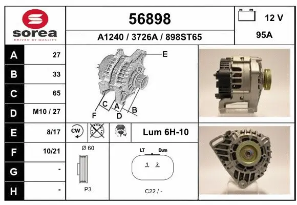 Alternator (56898)