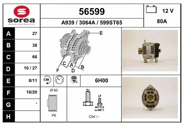 Alternator (56599)