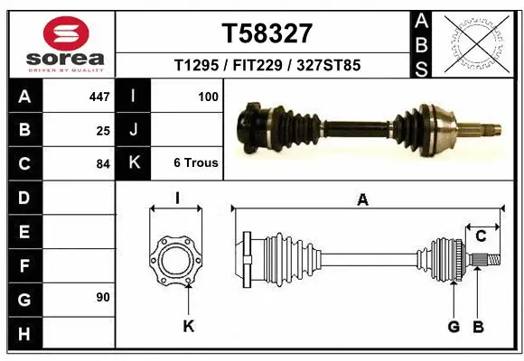 Drive Shaft (T58327)