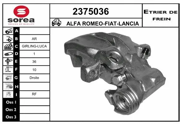 Brake Caliper (2375036)