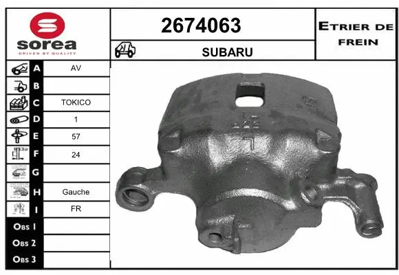 Brake Caliper (2674063)