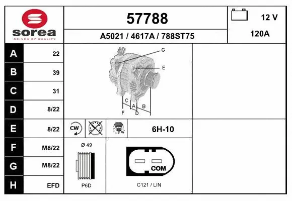 Alternator (57788)