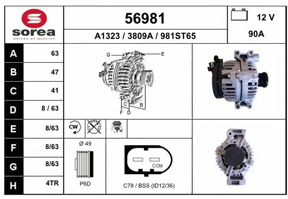 Alternator (56981)