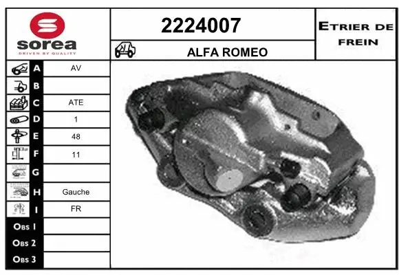 Brake Caliper (2224007)