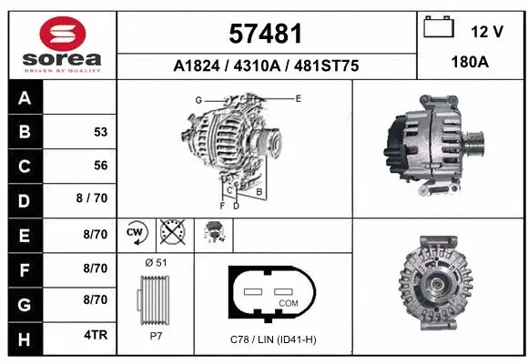 Alternator (57481)