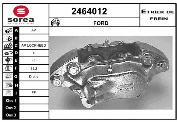 Brake Caliper (2464012)