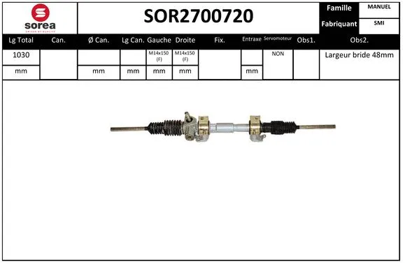 Steering Gear (SOR2700720)