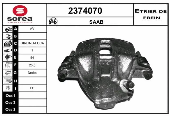 Brake Caliper (2374070)