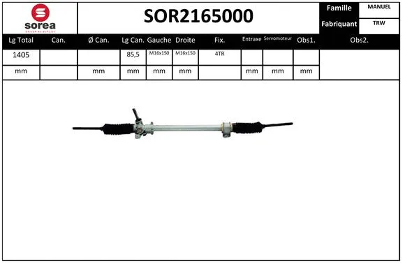 Steering Gear (SOR2165000)