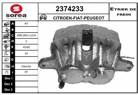Brake Caliper (2374233)