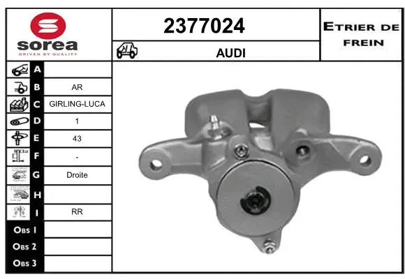 Brake Caliper (2377024)