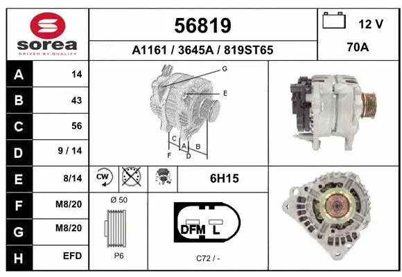 Alternator (56819)