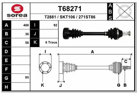 Drive Shaft (T68271)
