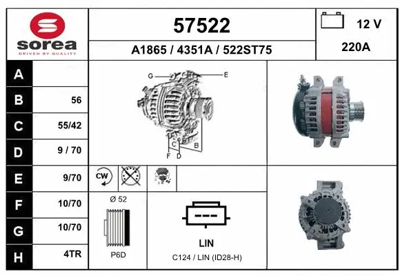 Alternator (57522)