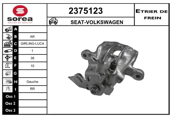 Brake Caliper (2375123)