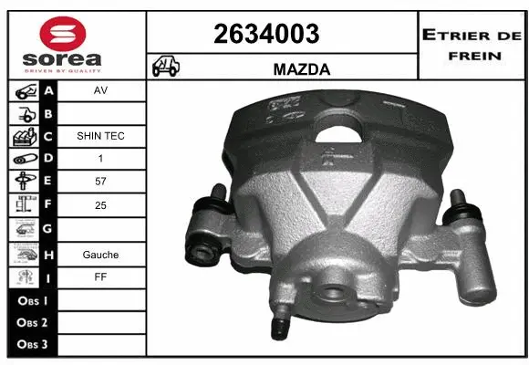 Brake Caliper (2634003)