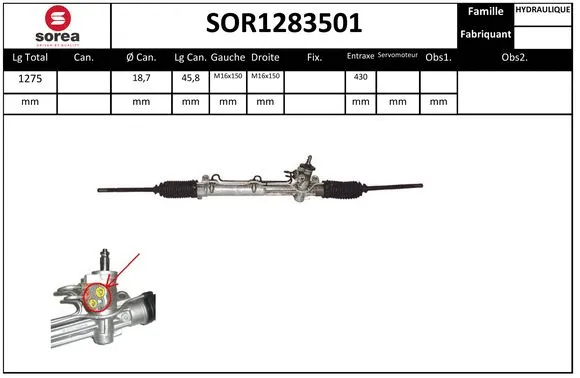 Steering Gear (SOR1283501)