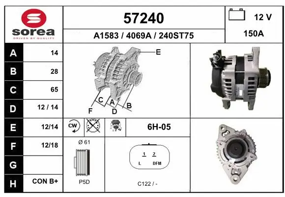 Alternator (57240)