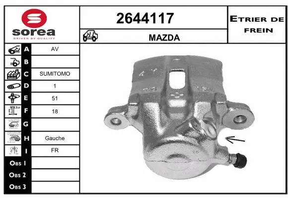Brake Caliper (2644117)