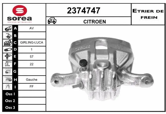 Brake Caliper (2374747)