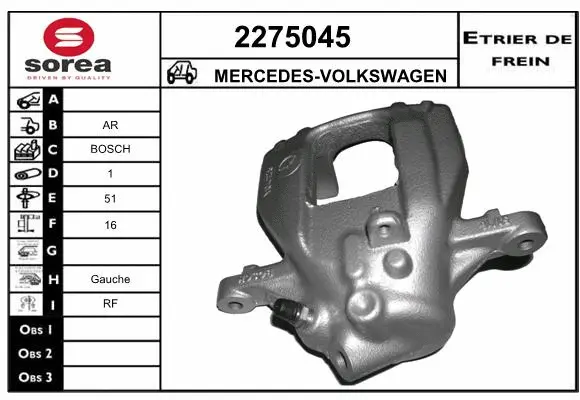 Brake Caliper (2275045)