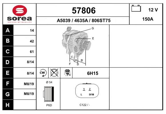 Alternator (57806)