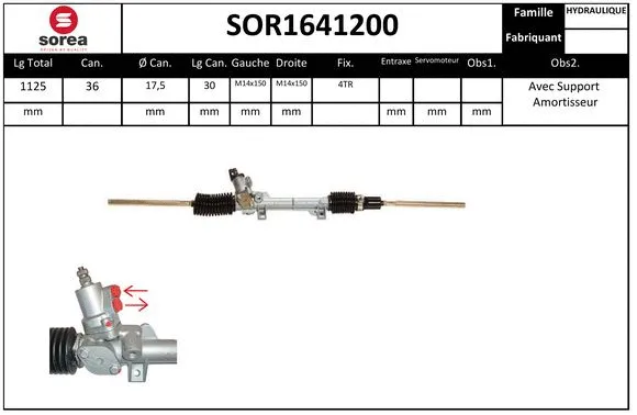 Steering Gear (SOR1641200)