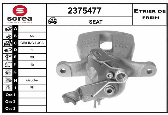 Brake Caliper (2375477)