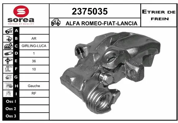 Brake Caliper (2375035)