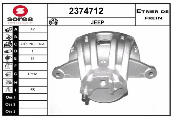 Brake Caliper (2374712)