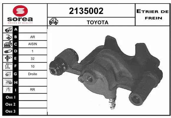 Brake Caliper (2135002)