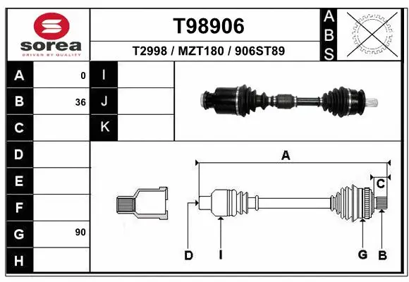 Drive Shaft (T98906)