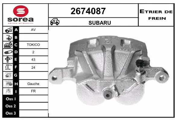 Brake Caliper (2674087)