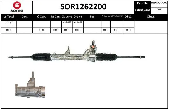 Steering Gear (SOR1262200)