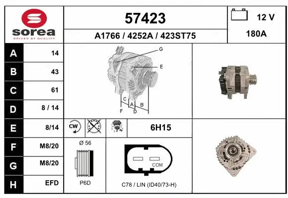 Alternator (57423)