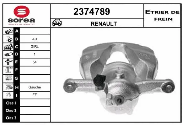 Brake Caliper (2374789)