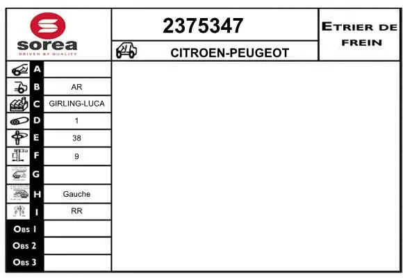Brake Caliper (2375347)