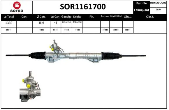 Steering Gear (SOR1161700)
