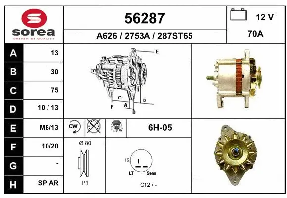 Alternator (56287)