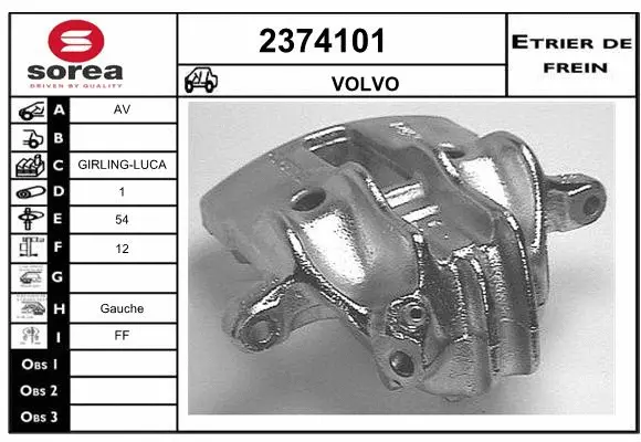 Brake Caliper (2374101)