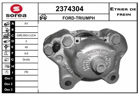 Brake Caliper (2374304)