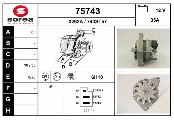 Alternator (75743)